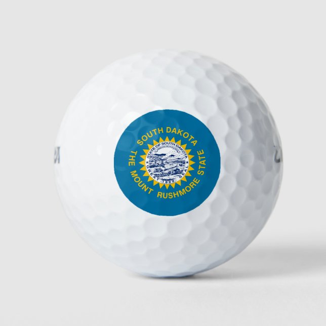 South Dakota State Flag Golf Balls (Front)