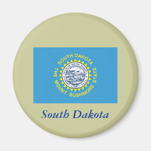 South Dakota State Flag Magnet