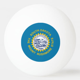 South Dakota State Flag Ping Pong Ball