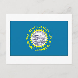 South Dakota State Flag Postcard