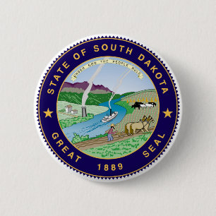 south dakota state flag united america republic sy 6 cm round badge