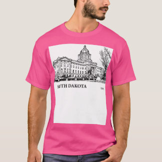 South Dakota State USA  2 T-Shirt