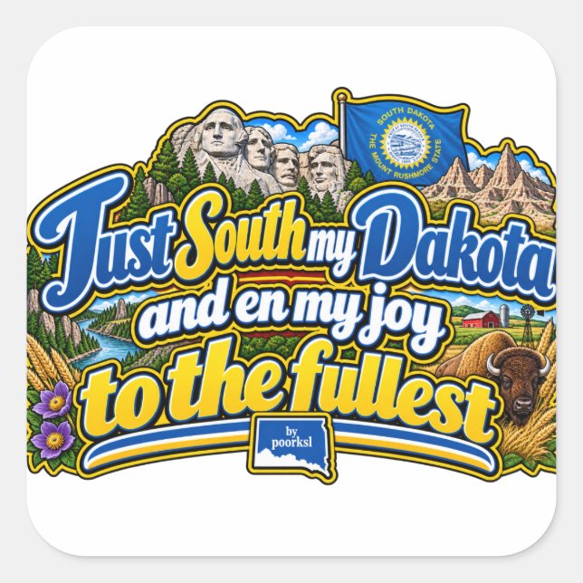 south Dakota sticker (Front)
