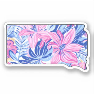 South Dakota - Summer Sticker - Lilly Inspired