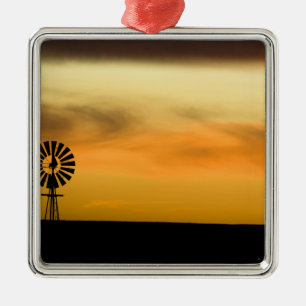 South Dakota, USA. Metal Tree Decoration