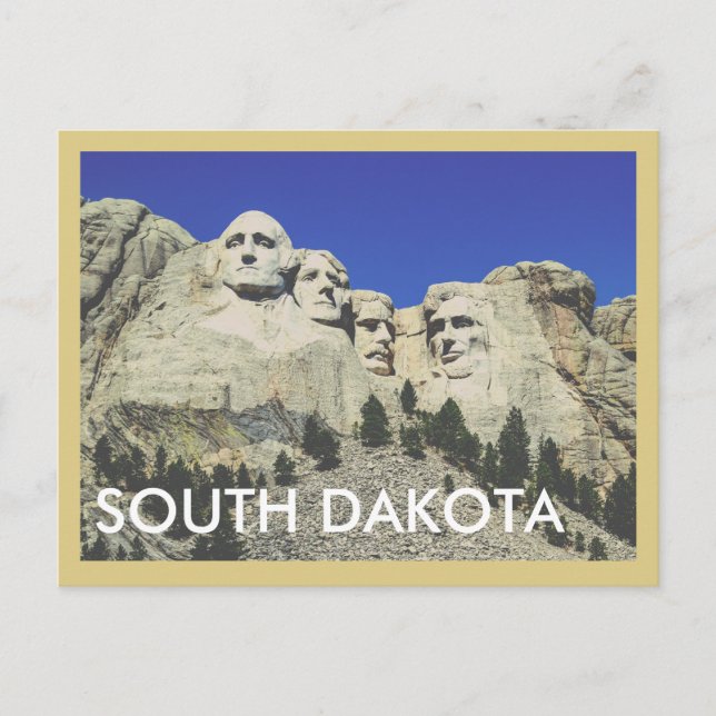 South Dakota Vintage Travel Postcard (Front)