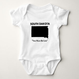 South Dakota - You Must Be Lost Baby Bodysuit