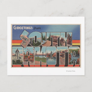 South DakotaLarge Letter ScenesSouth Dakota Postcard