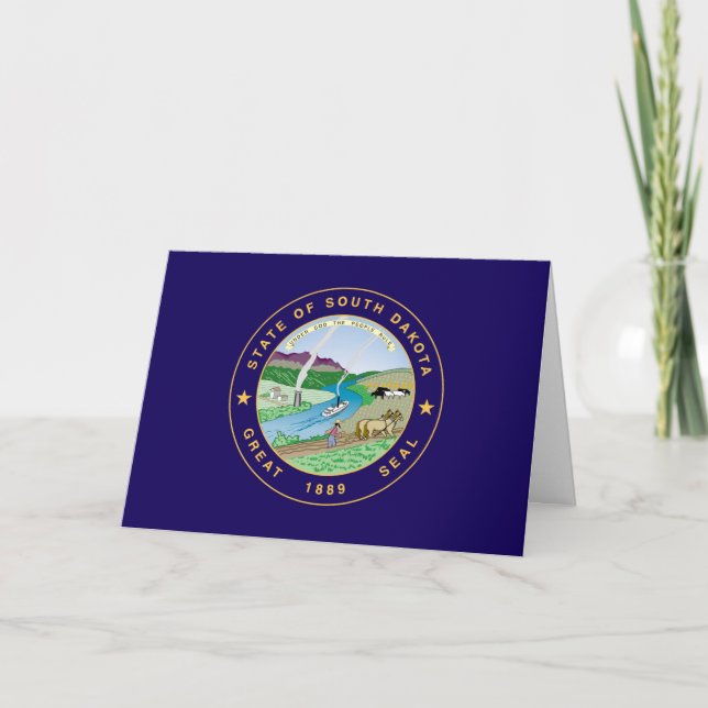 South Dakotan Seal, Seal of South Dakota Card (Front)