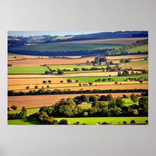 South Downs Beacon Hill Hampshire England Poster