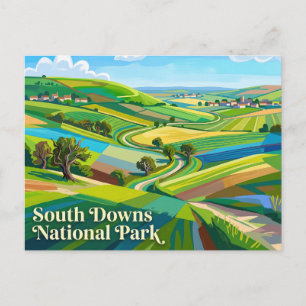 South Downs National Park England Postcard