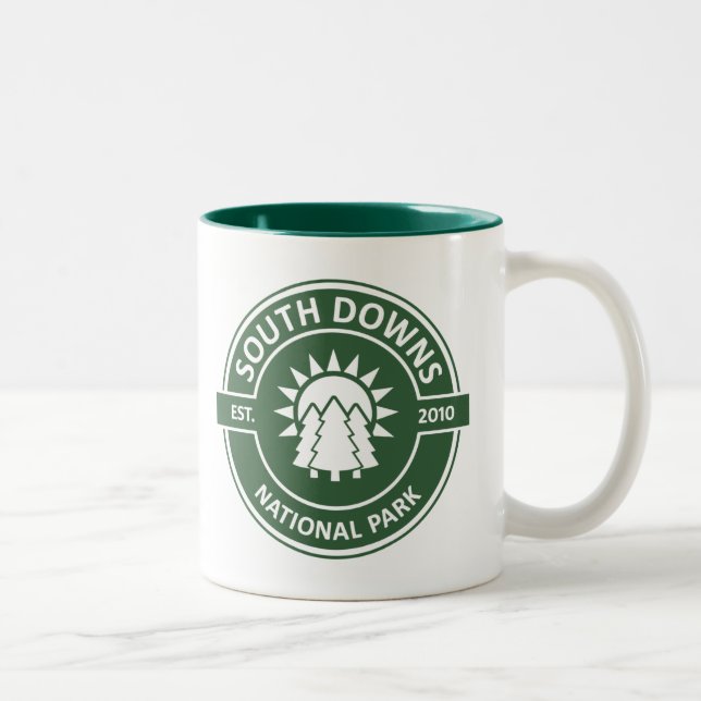 South Downs National Park Two-Tone Coffee Mug (Right)