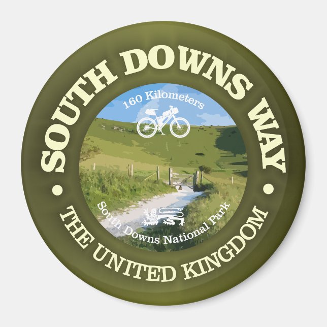 South Downs Way (cycling c) Magnet (Front)