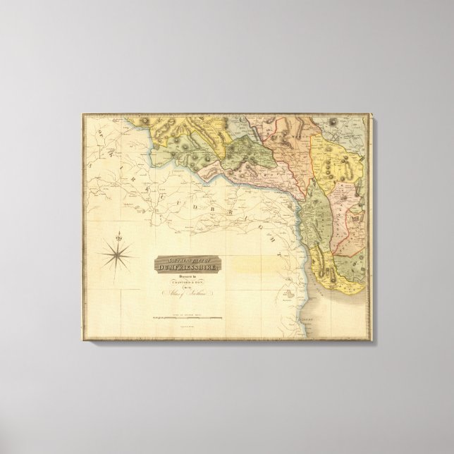 South Dumfriesshire Canvas Print (Front)