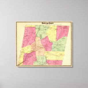 South East, Town Canvas Print