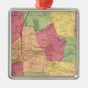 South East, Town Metal Tree Decoration