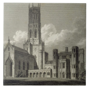 South-east view of Fonthill Abbey, 1812 (engraving Tile