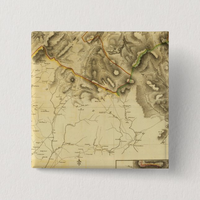 South Edinburgh Shire 15 Cm Square Badge (Front)
