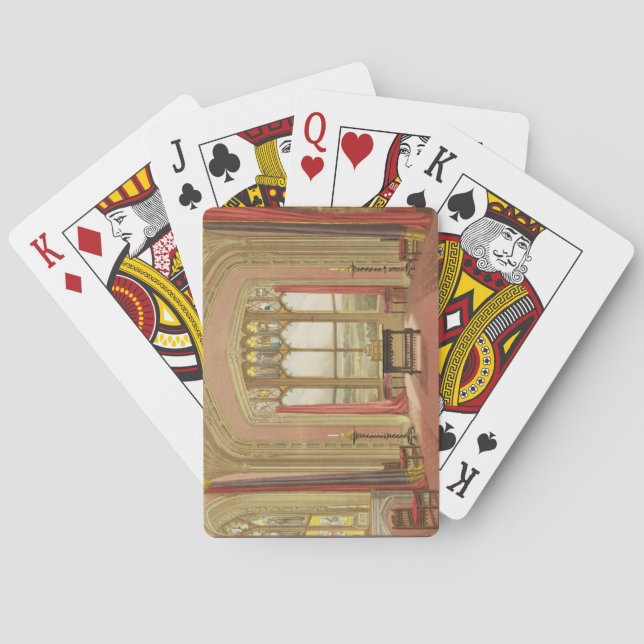 South End of St. Michael's Gallery, from 'Graphic Playing Cards (Back)