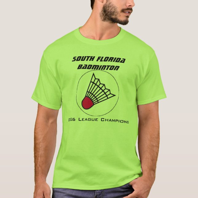 South Florida Badminton T-shirt (Front)