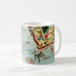 South Florida Keys Map Mug<br><div class="desc">This fabulous vintage,  illustrated map of Florida makes a wonderful mug.
What a great housewarming gift or to stock a beach rental in Florida.</div>