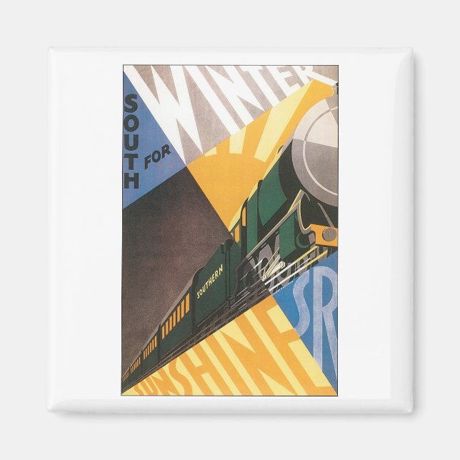 South For Winter Magnet (Front)
