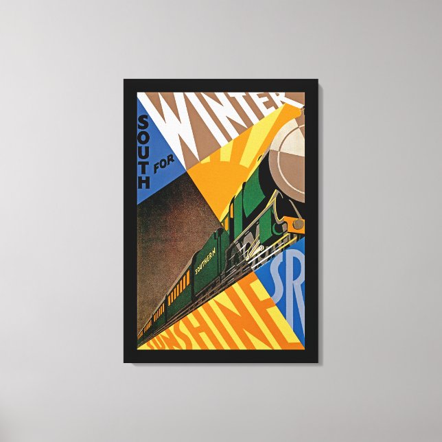 South For Winter Sunshine Canvas Print (Front)