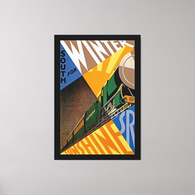 South For Winter Sunshine Canvas Print (Front)
