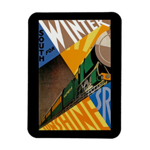 South For Winter Sunshine Magnet