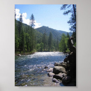 South Fork Kings River, King's Canyon, CA Poster