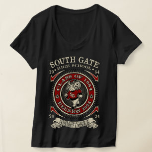 South Gate High School T-Shirt Ramsey Front & Rear