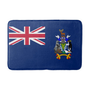 South Georgia and the South Sandwich Islands Flag Bath Mat