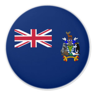 South Georgia and the South Sandwich Islands Flag Ceramic Knob