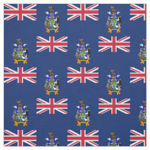 South Georgia and the South Sandwich Islands Flag Fabric
