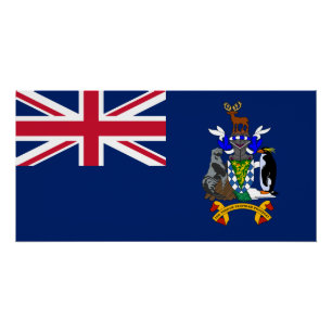South Georgia and the South Sandwich Islands Flag Poster