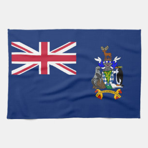 South Georgia and the South Sandwich Islands Flag Tea Towel