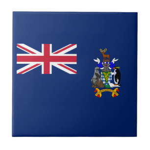 South Georgia and the South Sandwich Islands Flag Tile