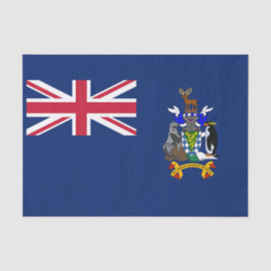 South Georgia and the South Sandwich Islands Flag Tissue Paper