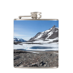South Georgia Landscape Hip Flask