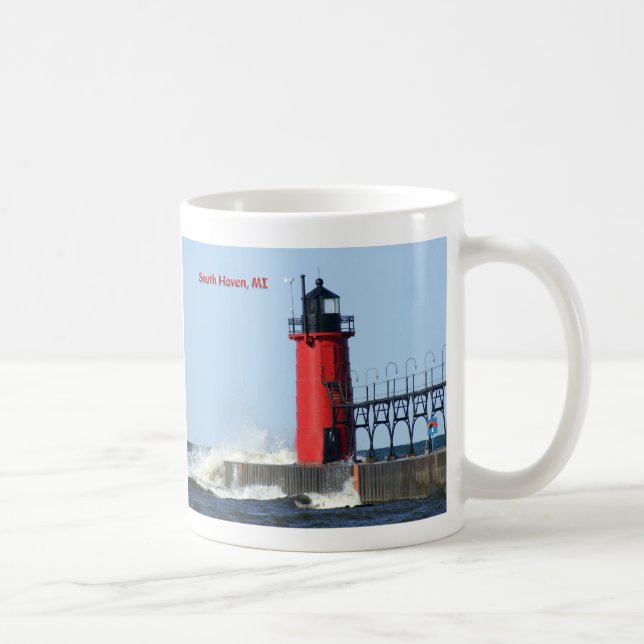 South Haven Lighthouse Coffee Mug (Right)