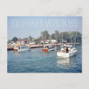 South Haven Michigan 1976 Postcard