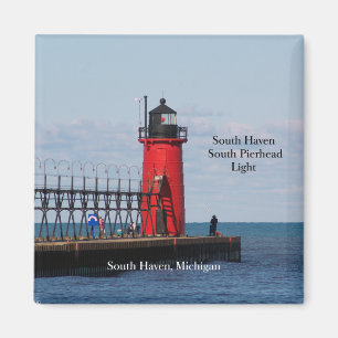 South Haven South Pierhead Light magnet