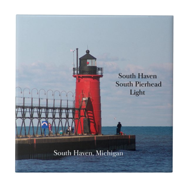 South Haven South Pierhead Light tile (Front)