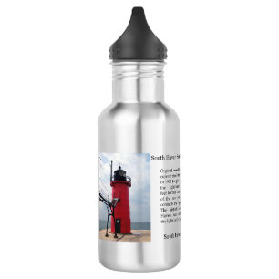 South Haven South Pierhead Light water bottle