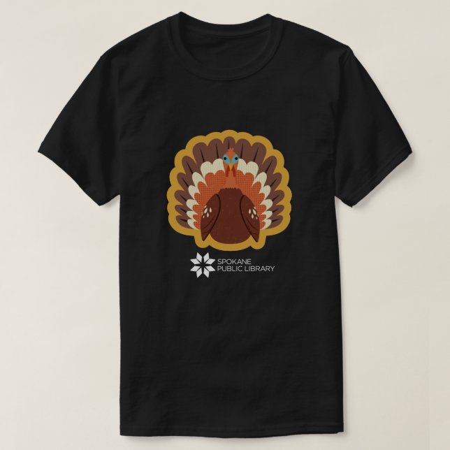 South Hill Turkey Treetops Library T-Shirt (Design Front)