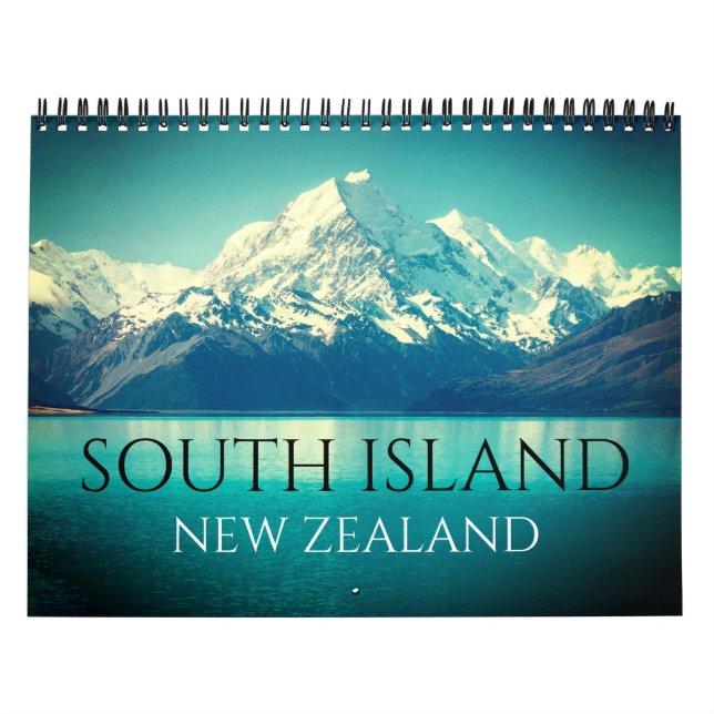 south island nz 2026  calendar (Cover)