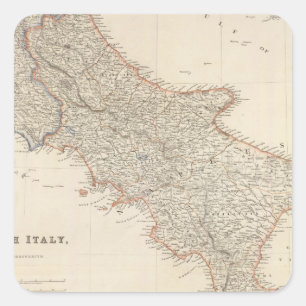 South Italy with The Maltese Islands Square Sticker