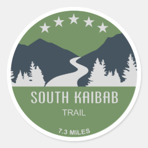 South Kaibab Trail Grand Canyon Arizona Classic Round Sticker