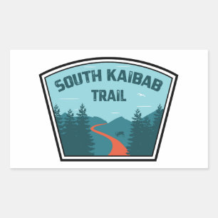 South Kaibab Trail Grand Canyon Arizona Rectangular Sticker