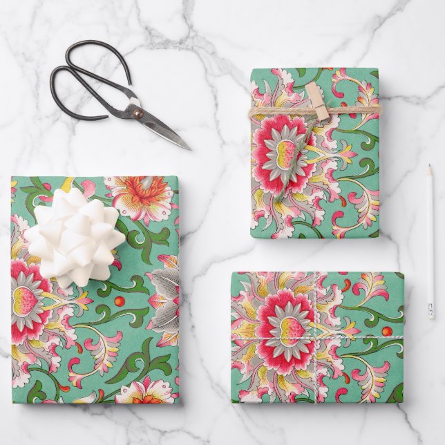 South Kensington Museum IXXVII Chinese Name Wrapping Paper Sheet (Front)